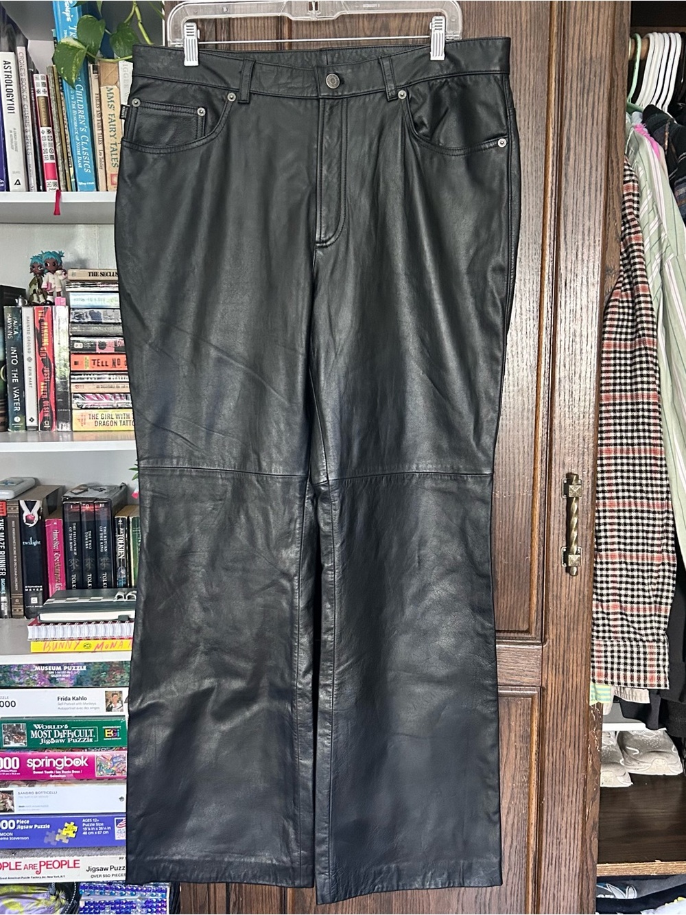 Ralph Lauren Black Leather Pants